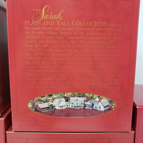 1994 Hallmark Sarah Plain and Tall Complete Collection Christmas Holiday Decor - Picture 7 of 8